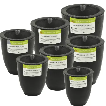 [CCR010] Creuset Graphite Salamander Morgan pour Fusion des Métaux Précieux (0.5)