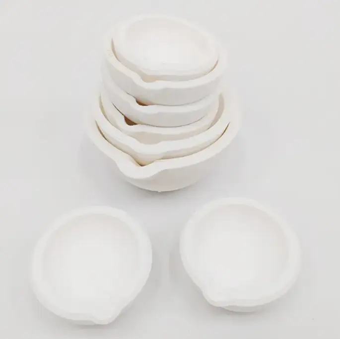 Creuset Rond en Céramique à Base de Silice | Creuset pour Fusion des Métaux au Chalumeau
