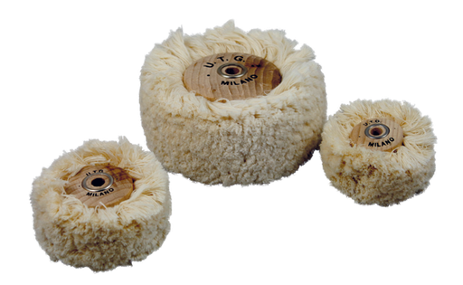 [PP022] Brosse circulaire en fil de coton blanc (Ø100)