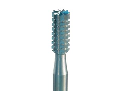 [PPR026] Fraise Cylindrique Réf. 34 | Fraise Fissure de Précision pour Bijouterie – Tige 2,35 mm (Ø006mm)
