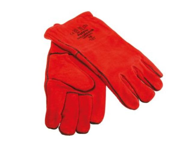 [CA002] Gant cuir dan rouge