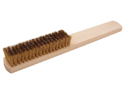 Brosse EUROJOY en laiton poignée en bois (4  صفوف)