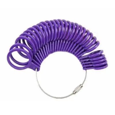 Mesure de Bague en Plastique Réutilisable | Outil de Mesure Taille Doigt Bijouterie